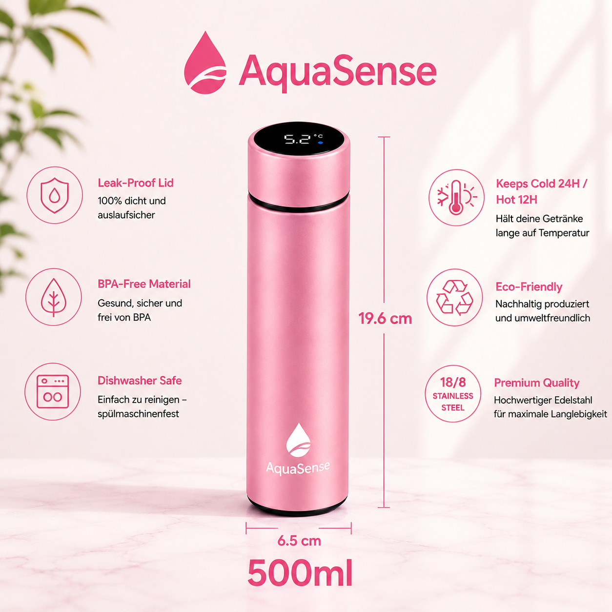 AquaSense Rose Pink