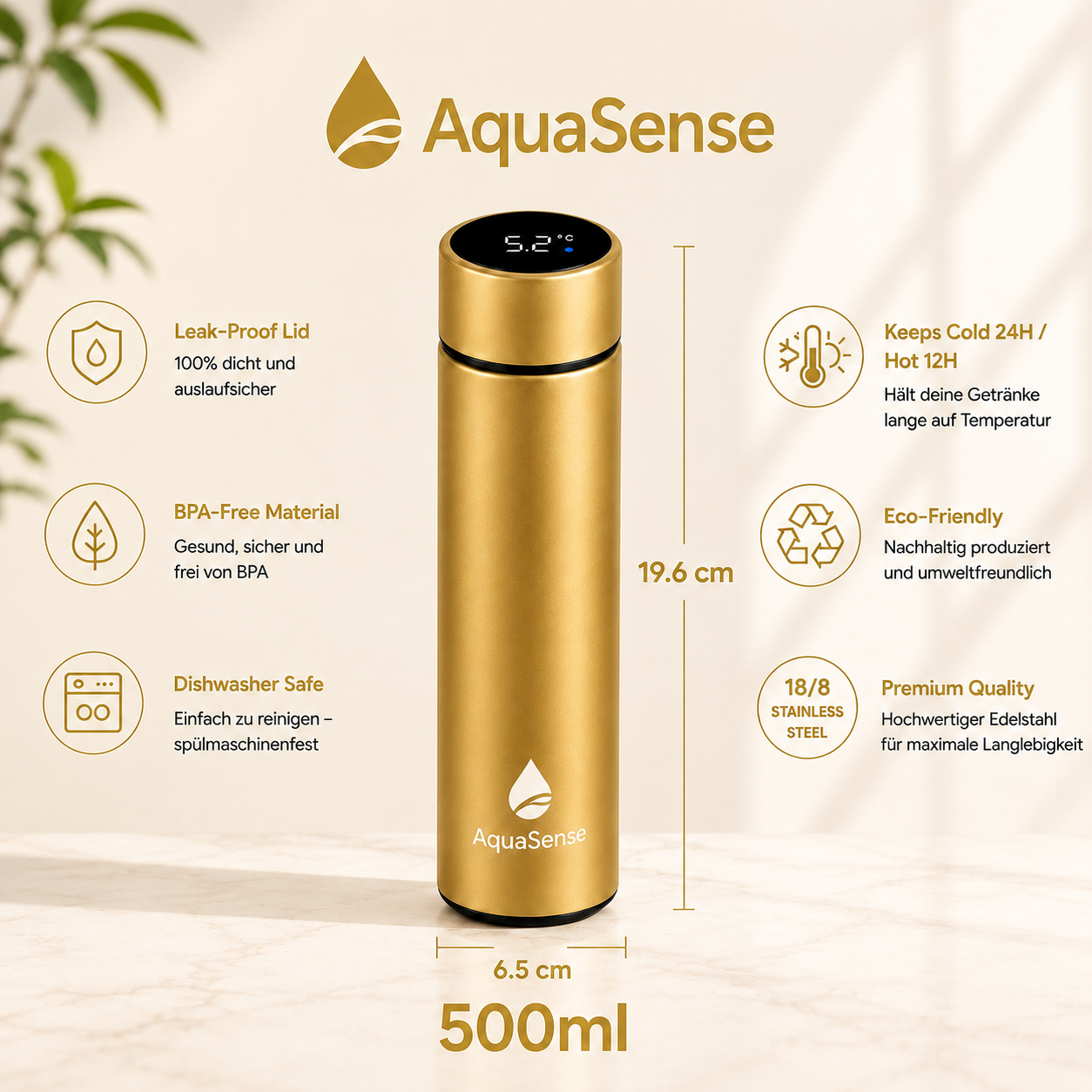 AquaSense Golden Glow